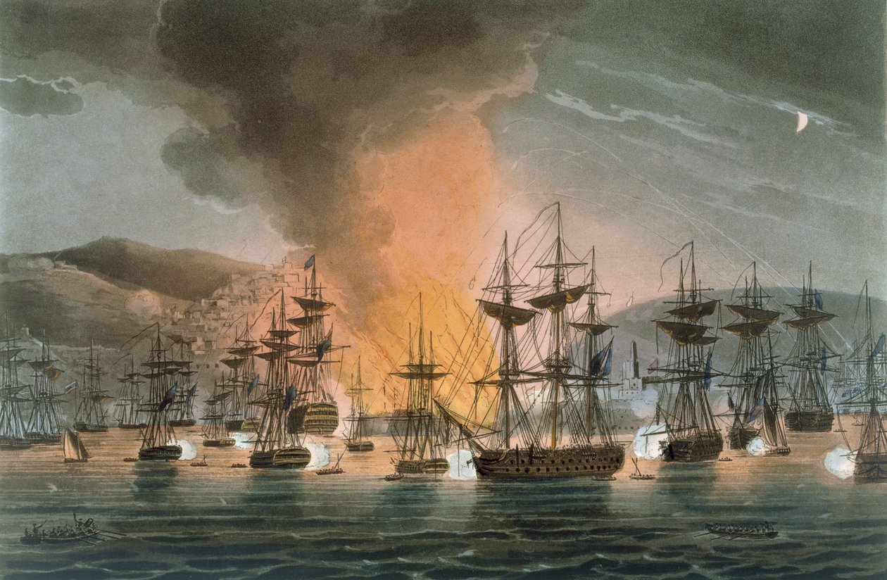 The Bombardment of Algiers, 27 augusti 1816, från 