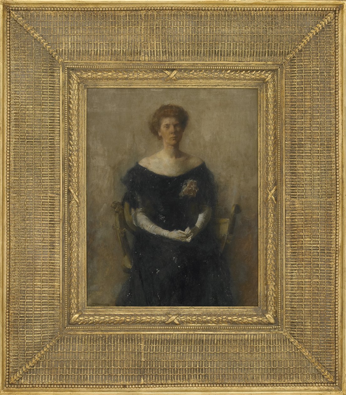 Porträtt av konstnärens dotter, 1906 av Thomas Wilmer Dewing