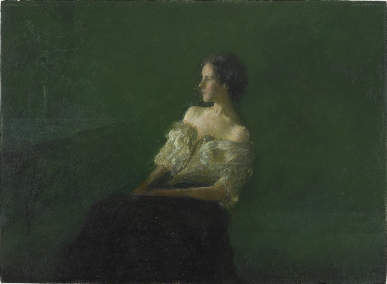 Studie av en sittande kvinna, 1897 av Thomas Wilmer Dewing