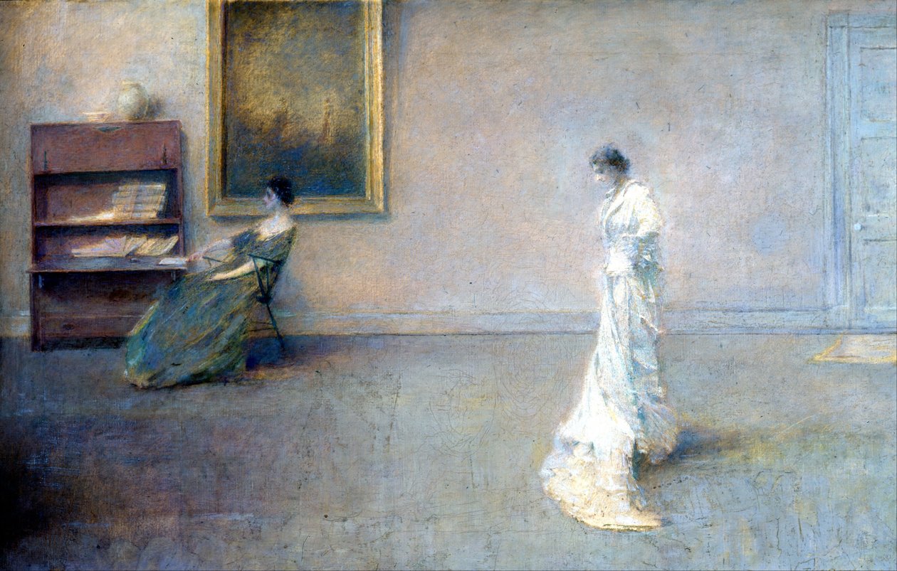 Den vita klänningen av Thomas Wilmer Dewing