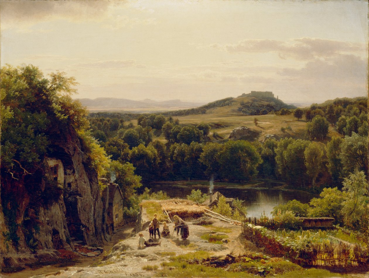 Landskap i Harzbergen, 1854 av Thomas Worthington Whittredge