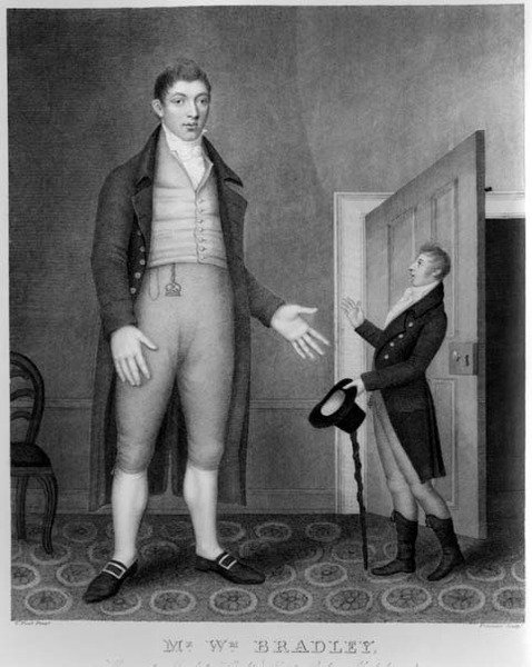 Porträtt av Mr William Bradley, graverad av Freeman, 1793 av Thomas Peat