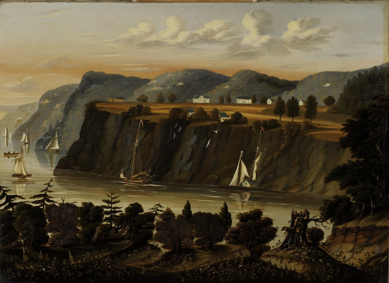 Utsikt över West Point, 1840-1860 av Thomas Chambers
