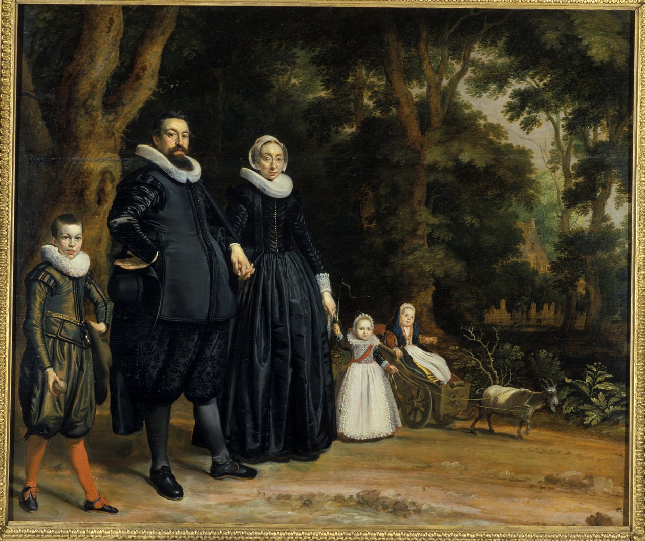 En holländsk familj, 1624 av Thomas de Keyser