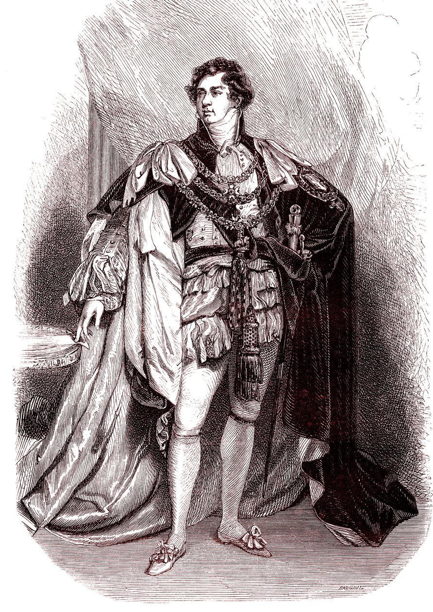 George IV, kung av England av Thomas (after) Lawrence