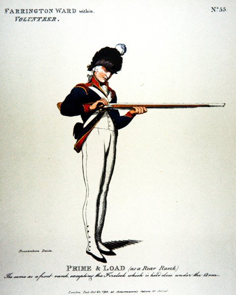 Farrington Ward, inom, volontär av Thomas (after) Rowlandson