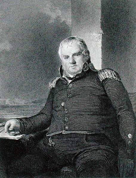 General Jonathan Williams (1750-1815) graverad av Richard W. Dodson (1812-67) (gravyr) av Thomas (after) Sully