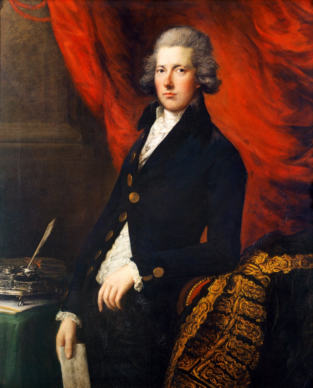 William Pitt den yngre, ca 1788 (olja på duk) av Thomas (attr. to) Gainsborough