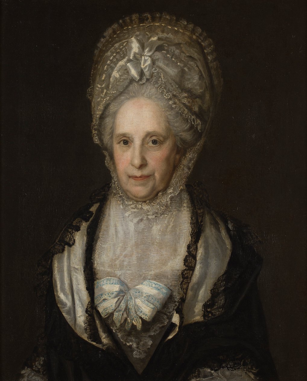 Porträtt av "Miss Danet" (olja på duk) av Thomas (circle of) Gainsborough