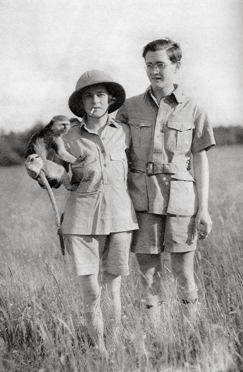 Stella Court Treatt och Errol Hinds, Dodoma till Mongalla, Östafrika, 1925 1927 av Thomas A. Glover