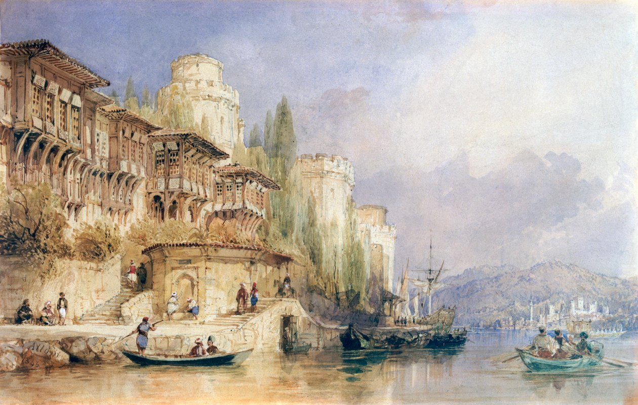 Huset vid Bosporen av Thomas Allom