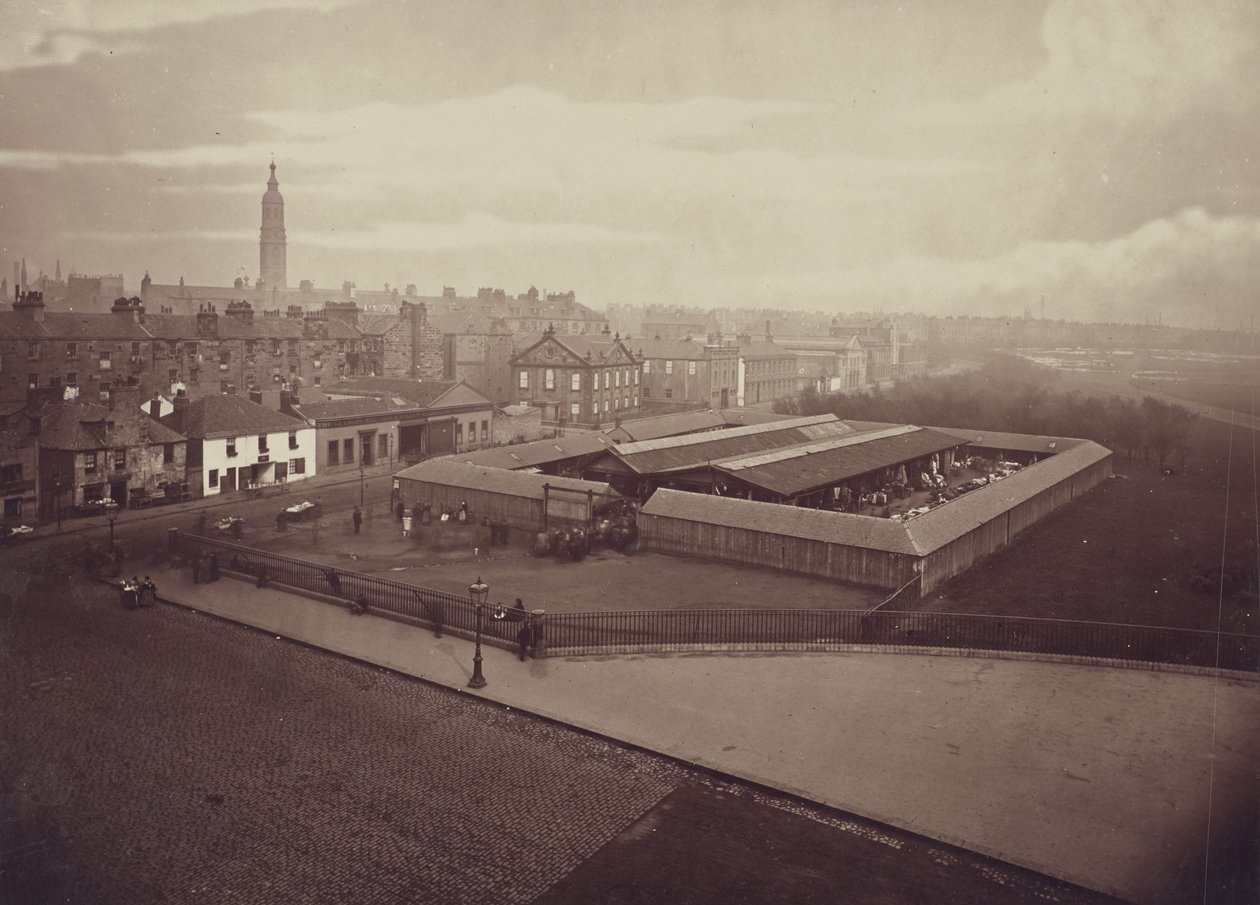 Clothes Market, foten av Saltmarket. av Thomas Annan