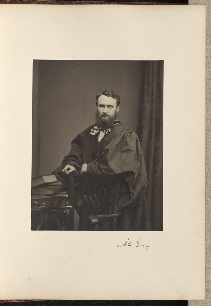 John Young, M.D., professor i naturhistoria av Thomas Annan