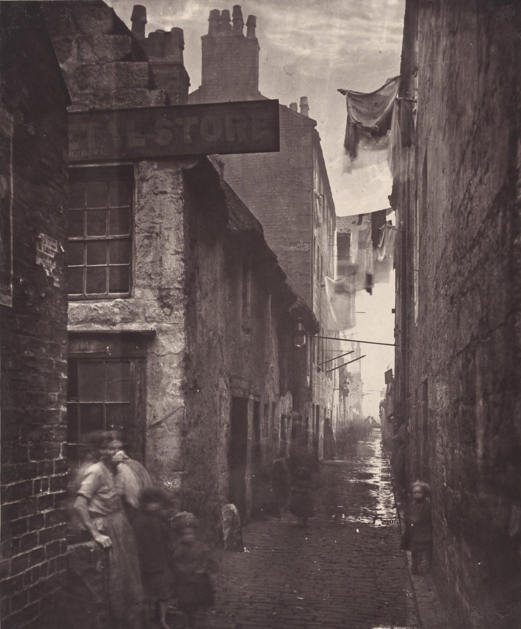 Gamla Vennel, utanför High Street av Thomas Annan