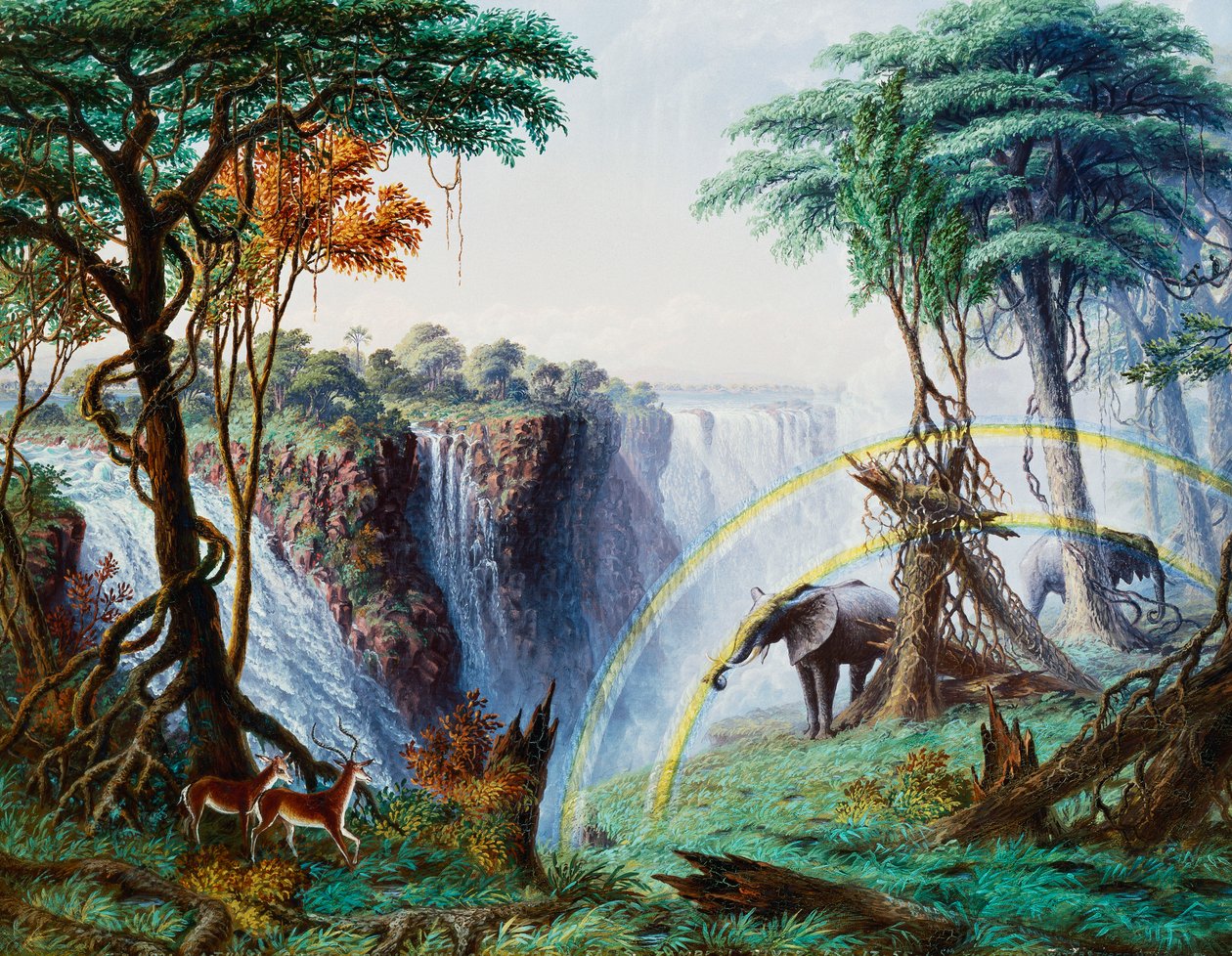 Mosi-O-A-Tunya av Thomas Baines
