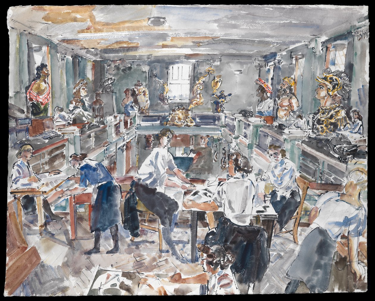 Postcensurkontoret, Portsmouth av Thomas Barclay Hennell