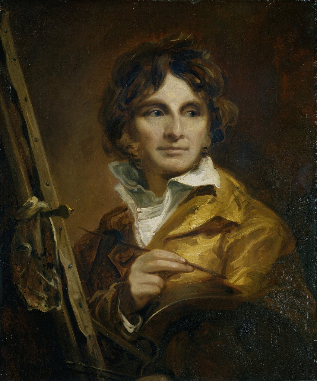Självporträtt (olja på duk) av Thomas Barker of Bath