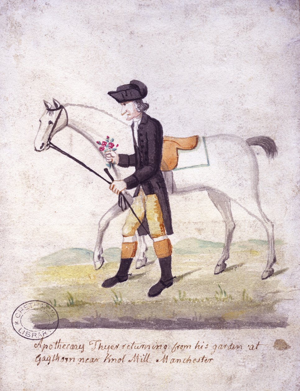 Apothecary Thyer (penna och bläck och wc på papper) av Thomas Barritt