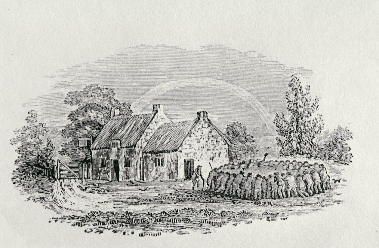 Cockfight Outside an Inn, c.1801, från 