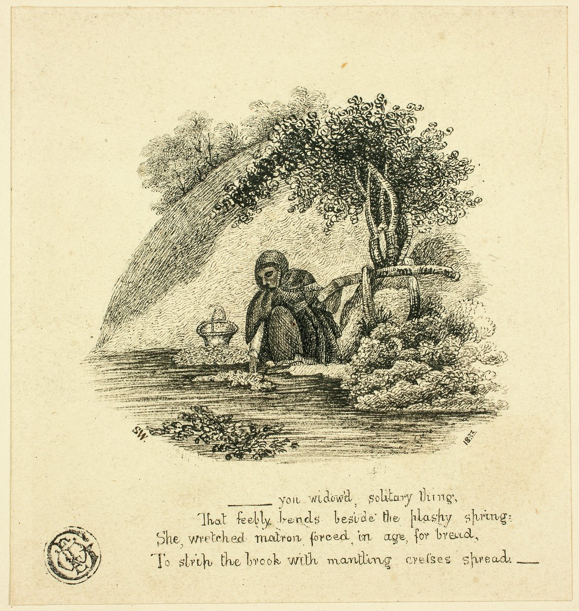 ...du änkans ensamma sak av Thomas Bewick