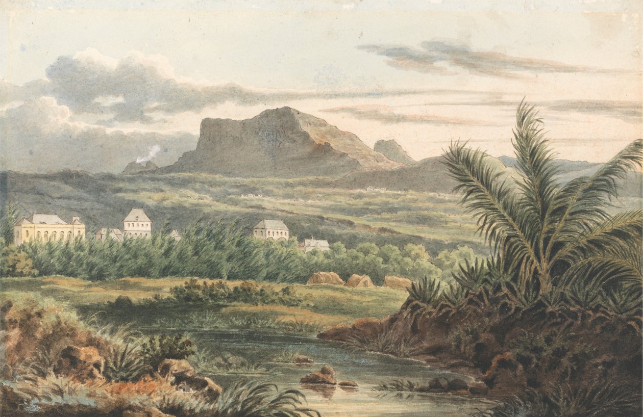 Från stranden nära Fort Blanc, 4 oktober 1819 av Thomas Bradshaw