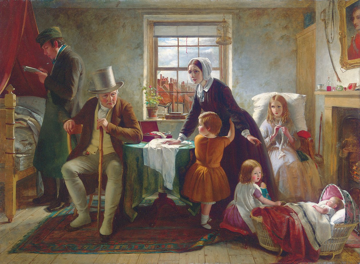 The Silence of Pure Innocence Persuades, where Speaking Fails, 1855 av Thomas Brooks