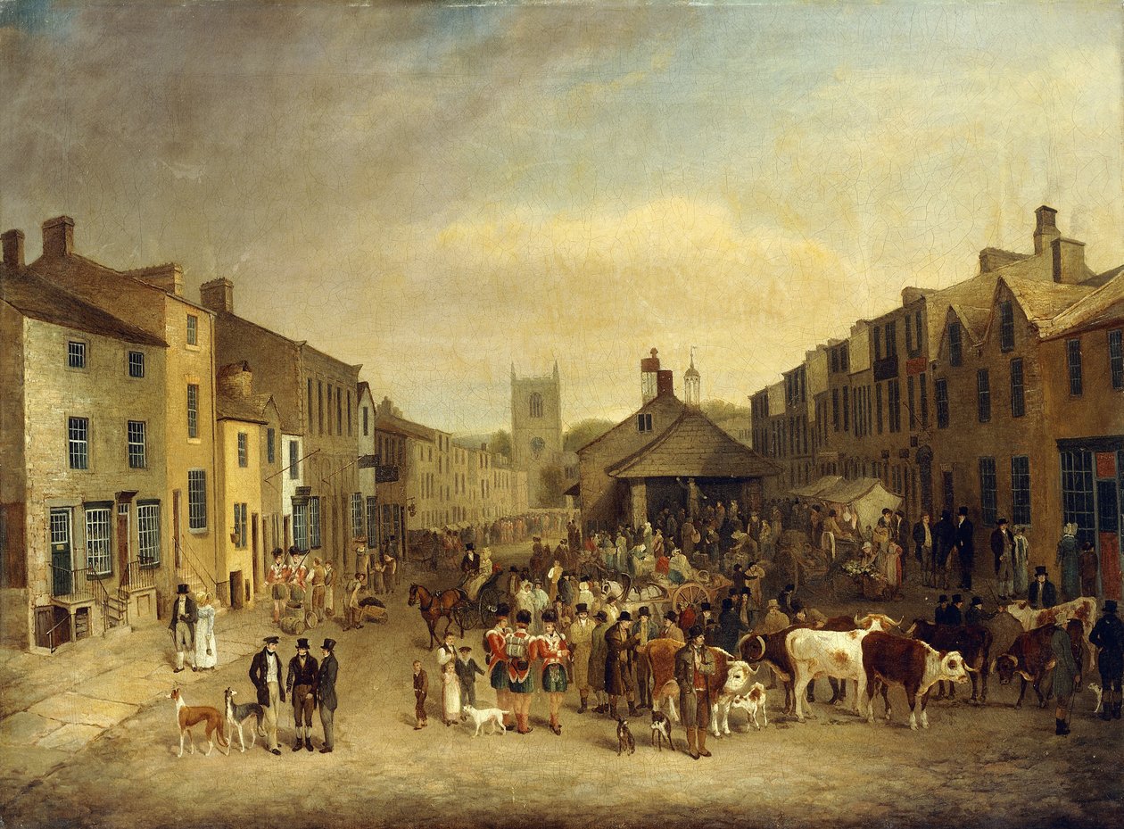 Skiptonmässan 1830 av Thomas Burras