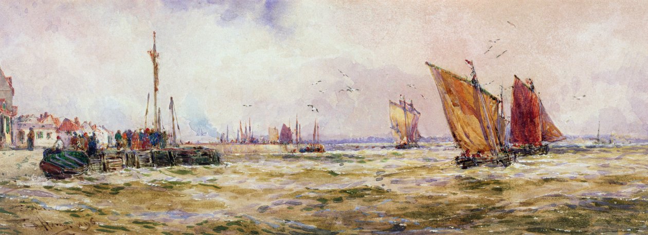 Hamnen, 1896 av Thomas Bush Hardy