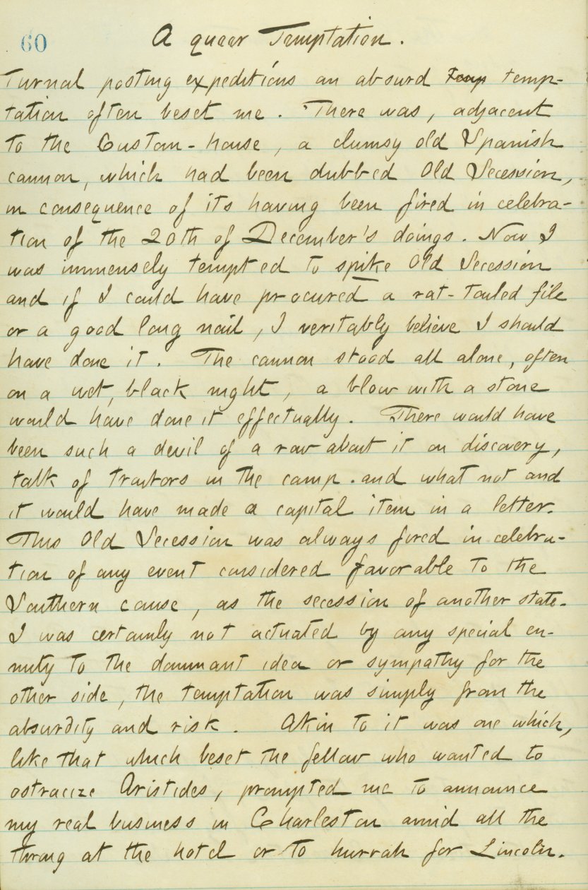 Thomas Butler Gunn Diaries- Volume 15, page 70, January 12, 1861 av Thomas Butler Gunn