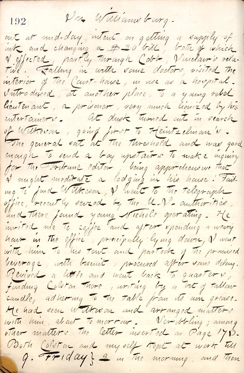 Thomas Butler Gunn Diaries- Volume 19, page 222, May 8, 1862 av Thomas Butler Gunn