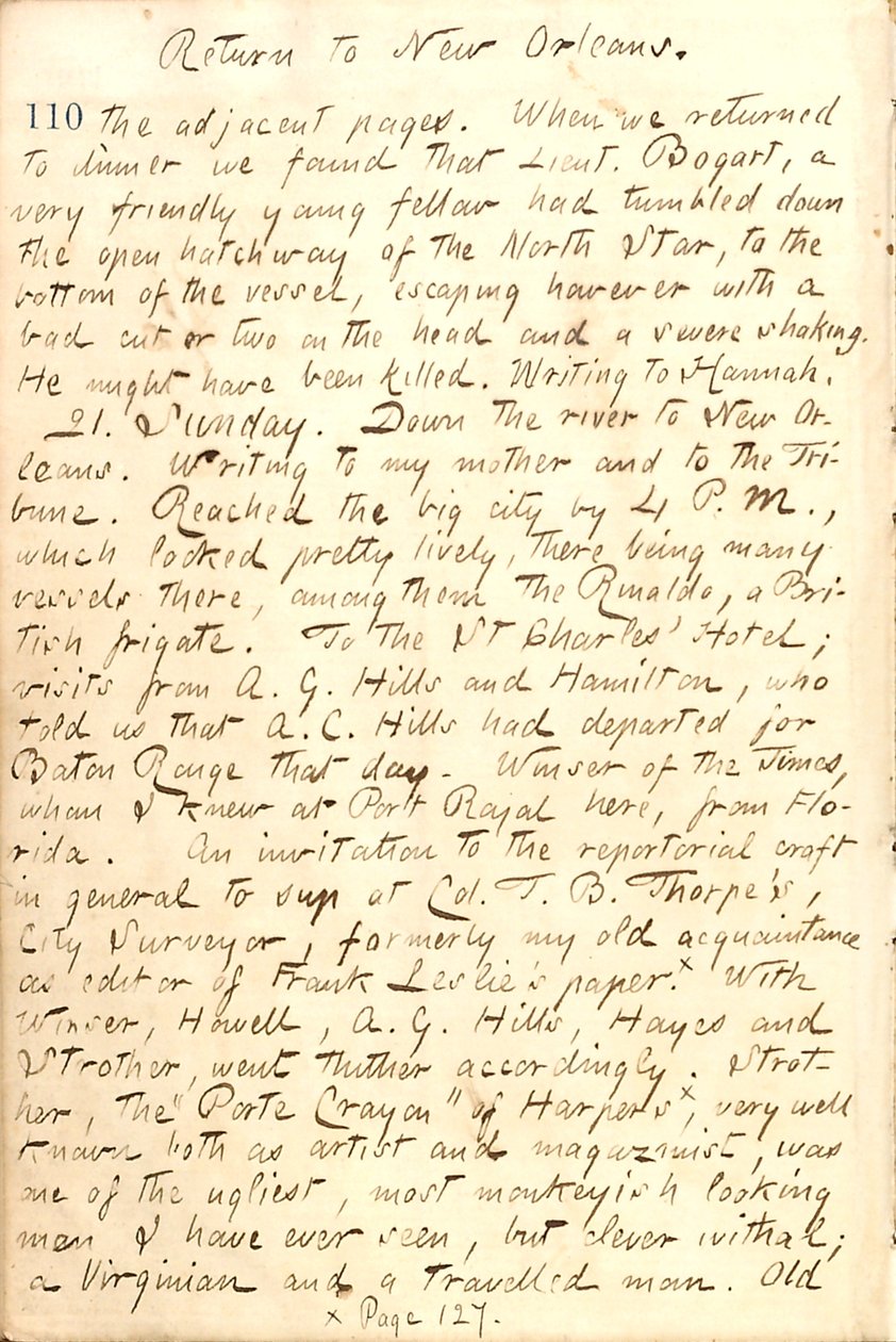 Thomas Butler Gunn Diaries – Volym 21, sidan 120, 20 december 1862 av Thomas Butler Gunn