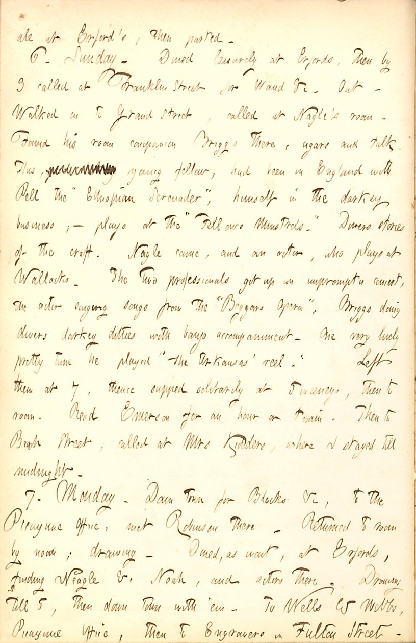 Thomas Butler Gunn Diaries- Volume 5, page 164, March 5-7, 1853 av Thomas Butler Gunn