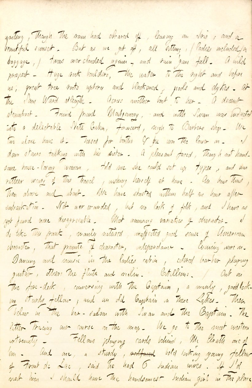 Thomas Butler Gunn Diaries- Volume 6, page 59, August 13, 1853 av Thomas Butler Gunn