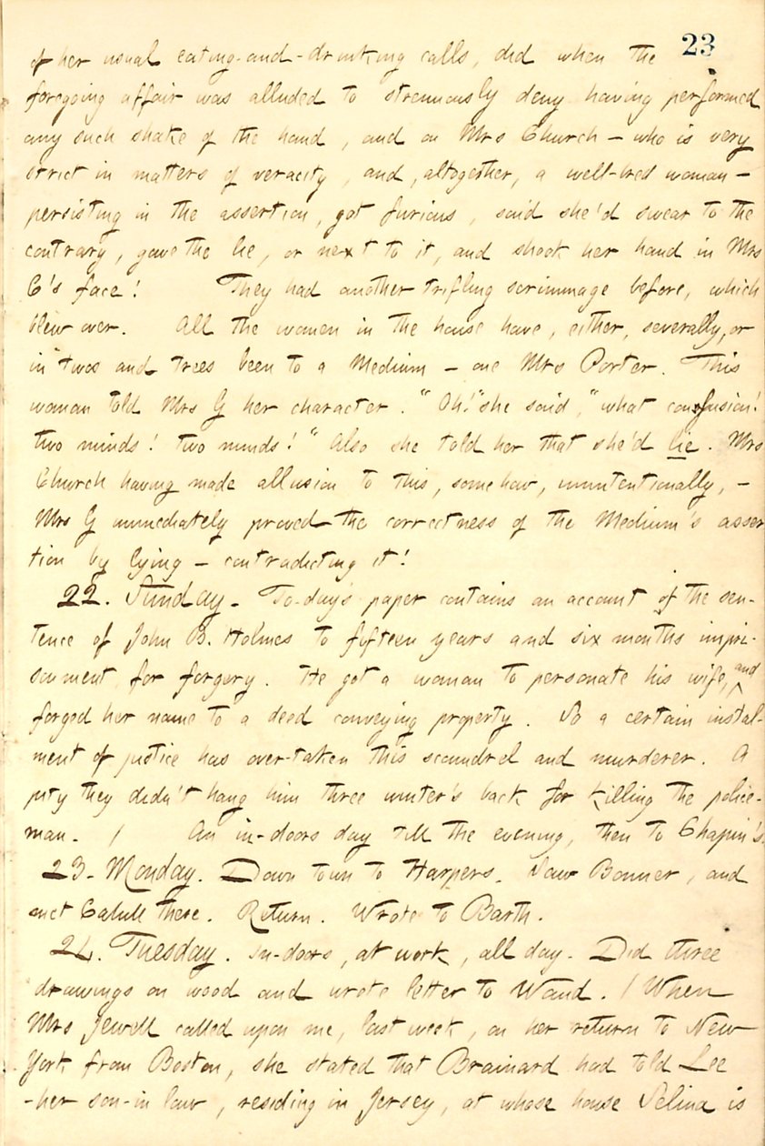 Thomas Butler Gunn Diaries- Volume 9, page 32, November 21-24, 1857 av Thomas Butler Gunn