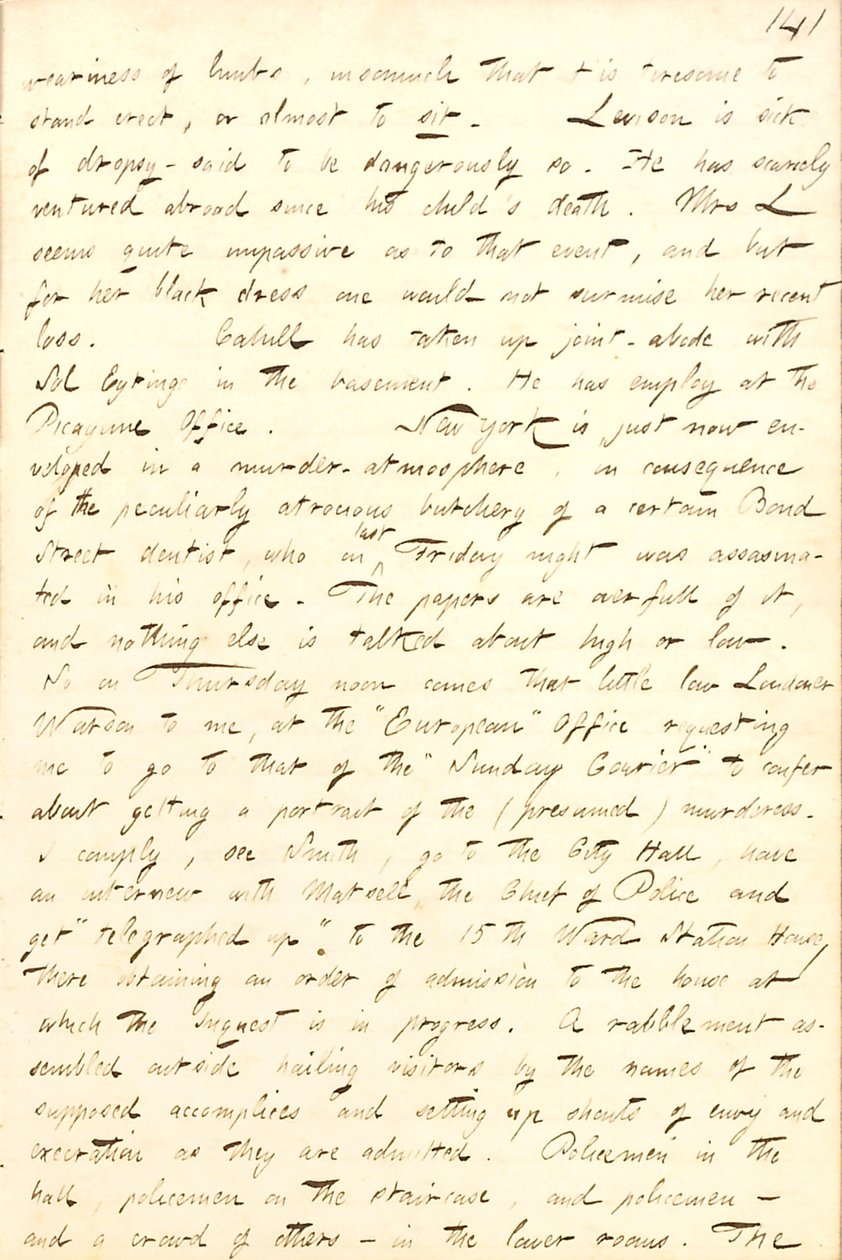Thomas Butler Gunn Diaries: Volume 8, page 149, February 3-7, 1857 av Thomas Butler Gunn
