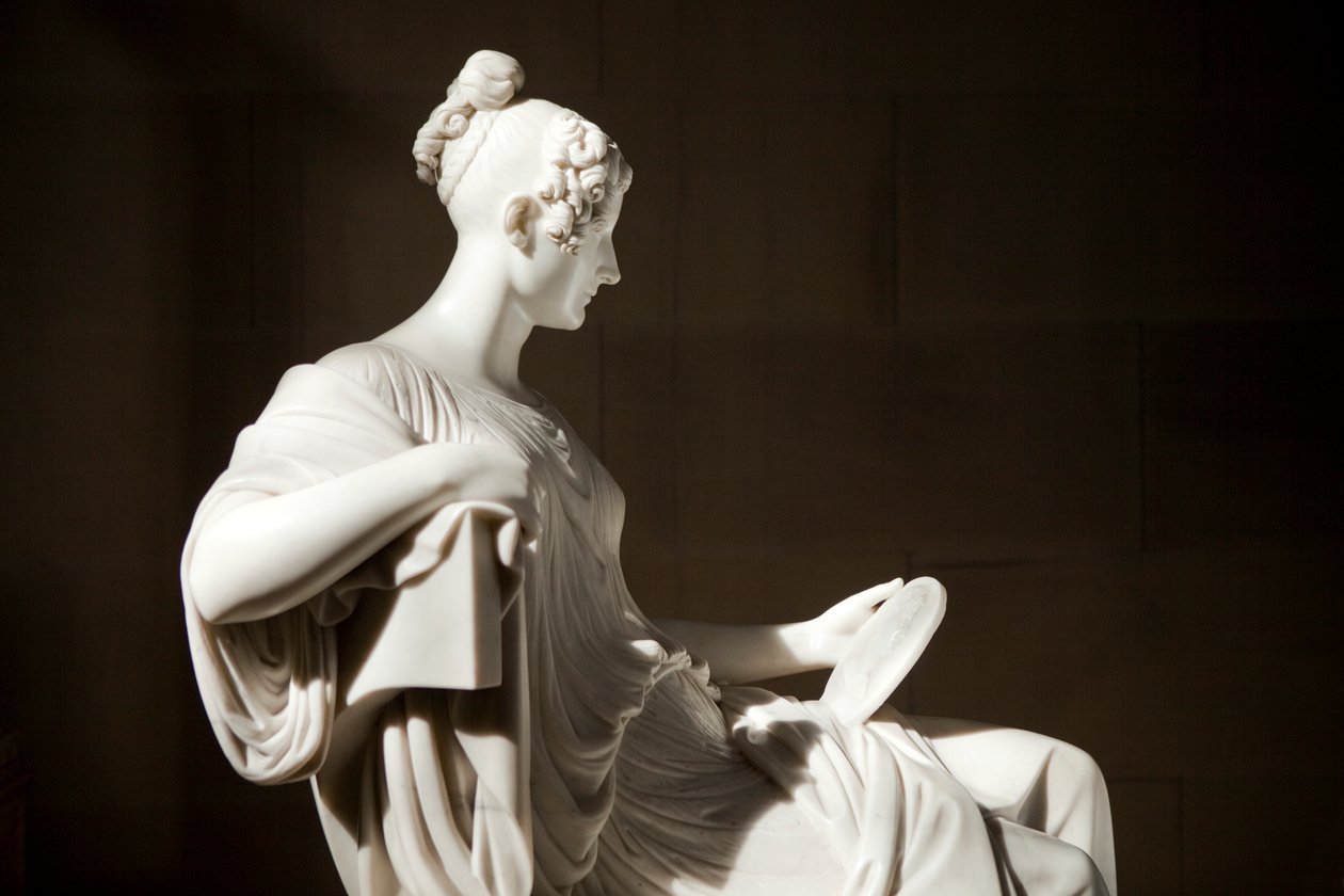 Skulptur av prinsessan Pauline Borghese (marmor) av Thomas Campbell
