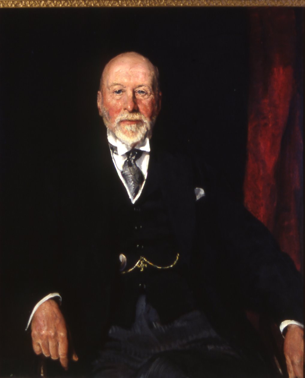 Porträtt av Sir William Nicholson, ca 1935-36 (olja på duk) av Thomas Cantrell Dugdale