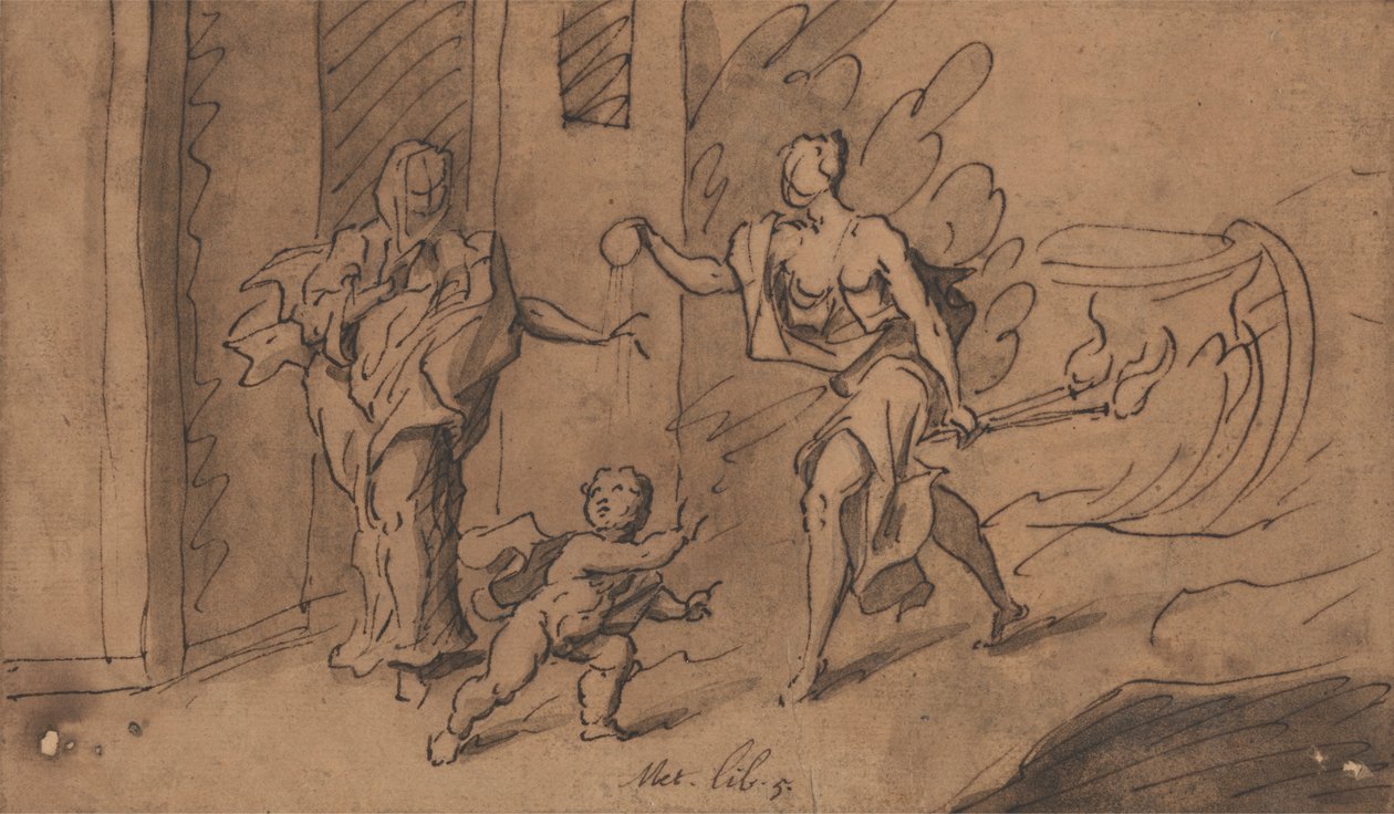 Ceres och Abas: Ovidius, Metamorphoses, bok 5 av Thomas Carwitham