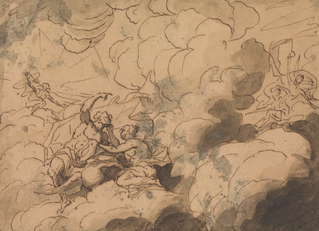 Illustration till Homeros Iliaden av Thomas Carwitham