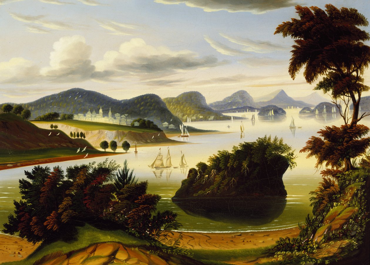 Eastport och Passamaquoddy Bay (utsikt över Hudson Valley) av Thomas Chambers