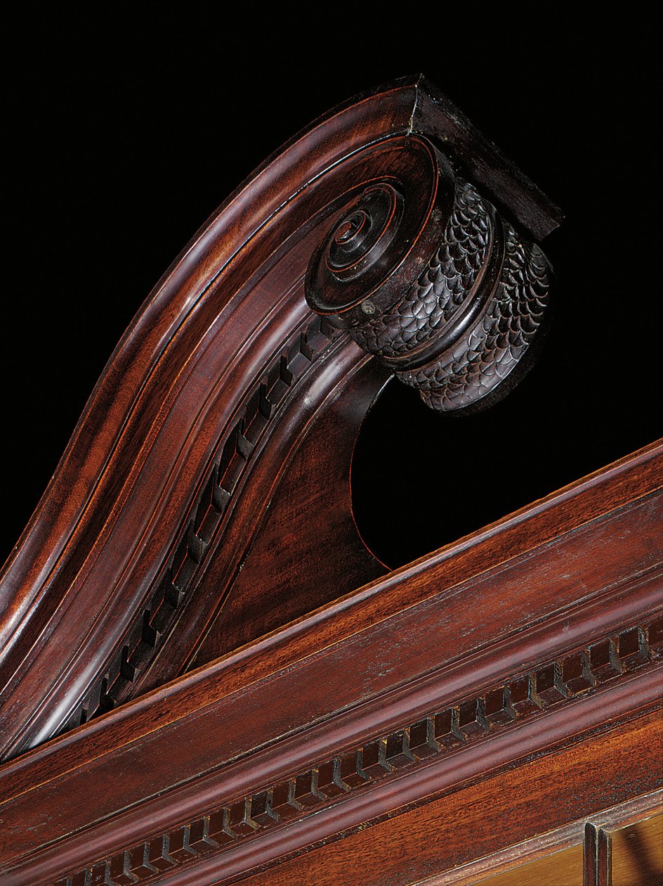 En bokhylla med utgång från George III av Thomas Chippendale