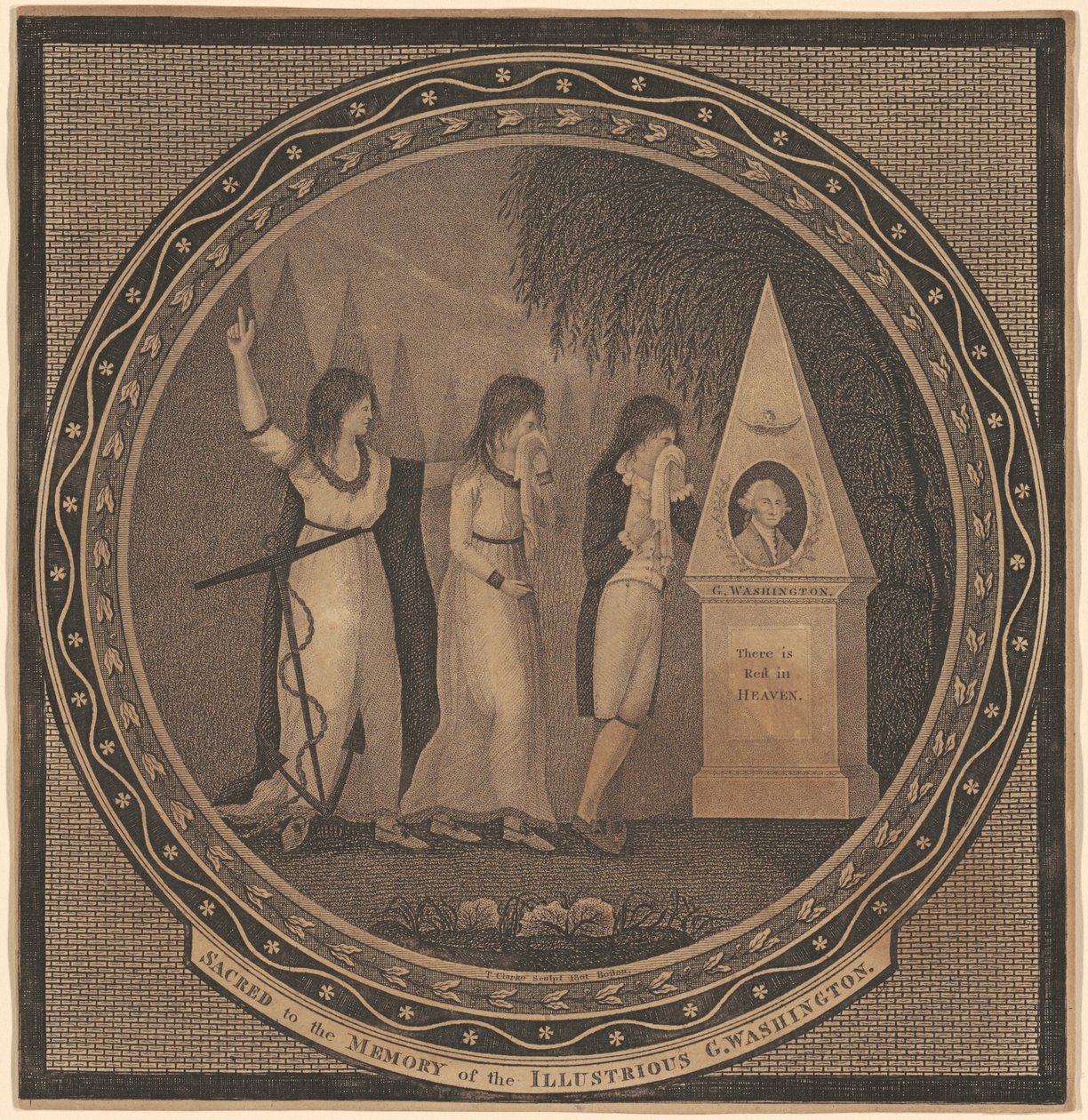 Heligt till minnet av den lysande George Washington av Thomas Clarke