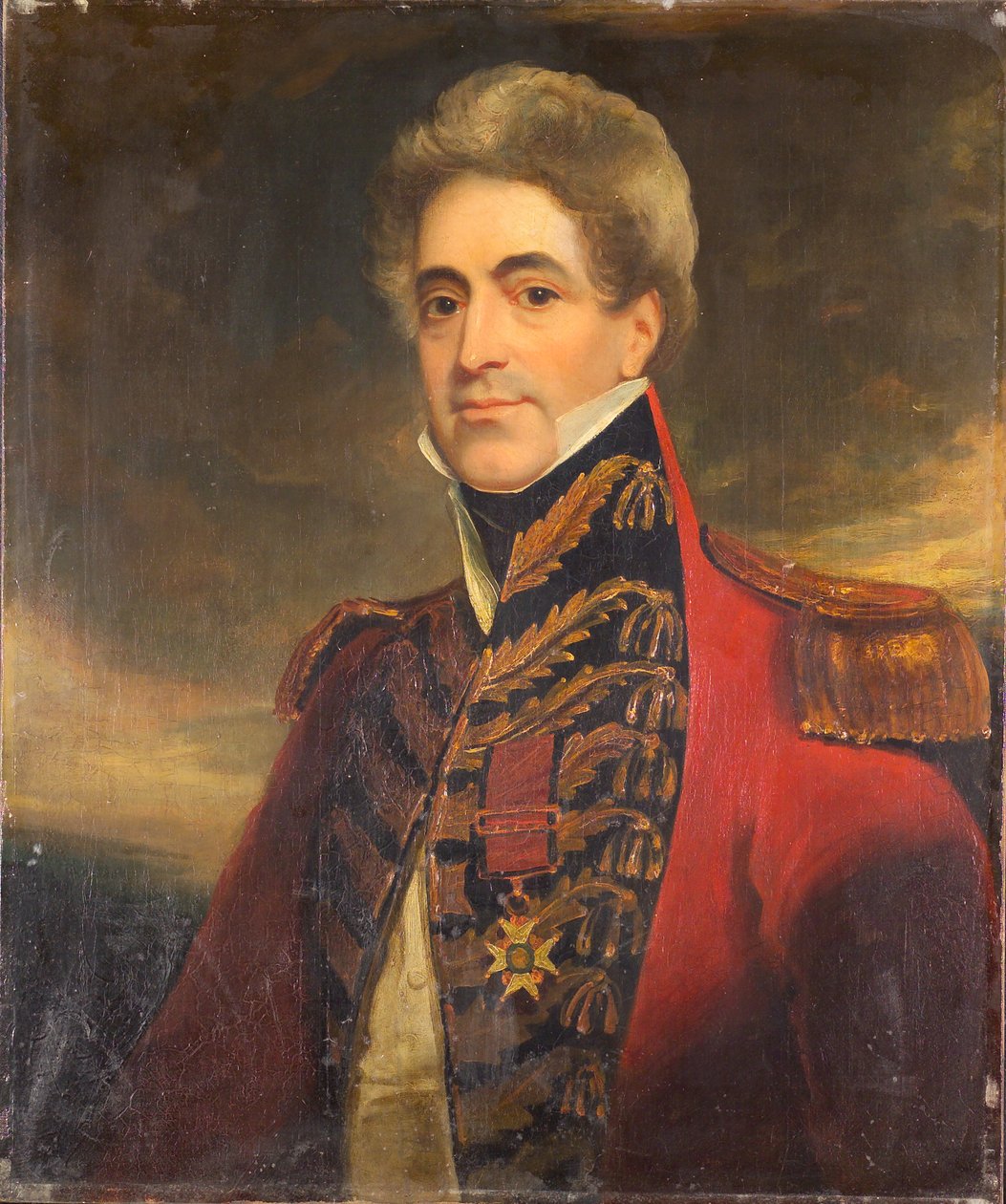 Generalmajor William Casement, militärsekreterare för Indiens regering och medlem av Högsta rådet, 1840 ca. av Thomas Clement Thompson