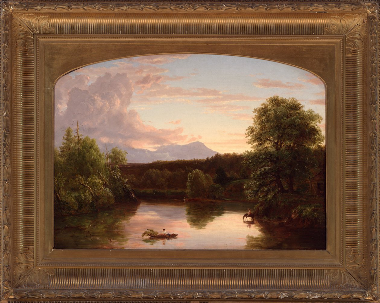 North Mountain och Catskill Creek av Thomas Cole