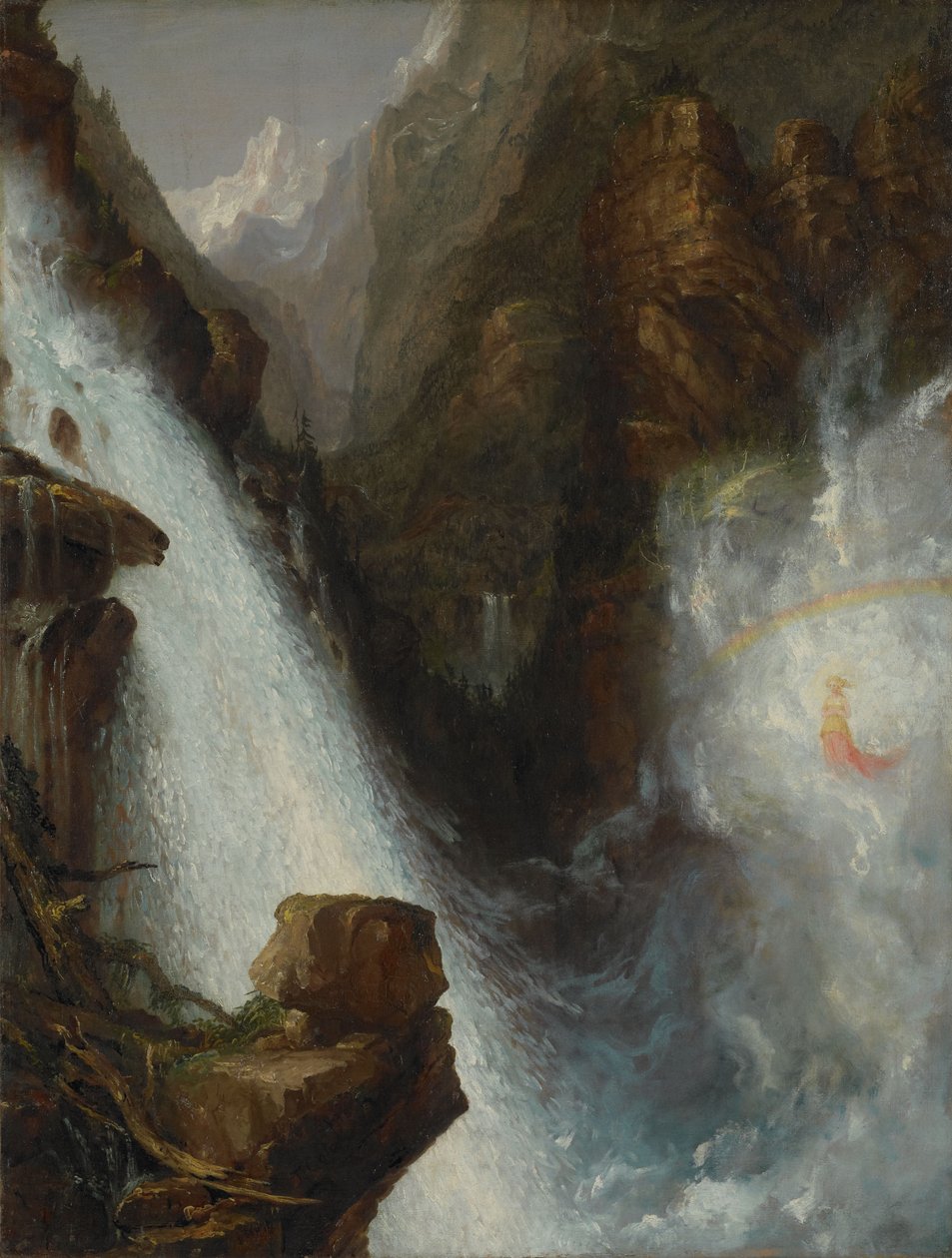 Scen ur Byrons "Manfred" av Thomas Cole