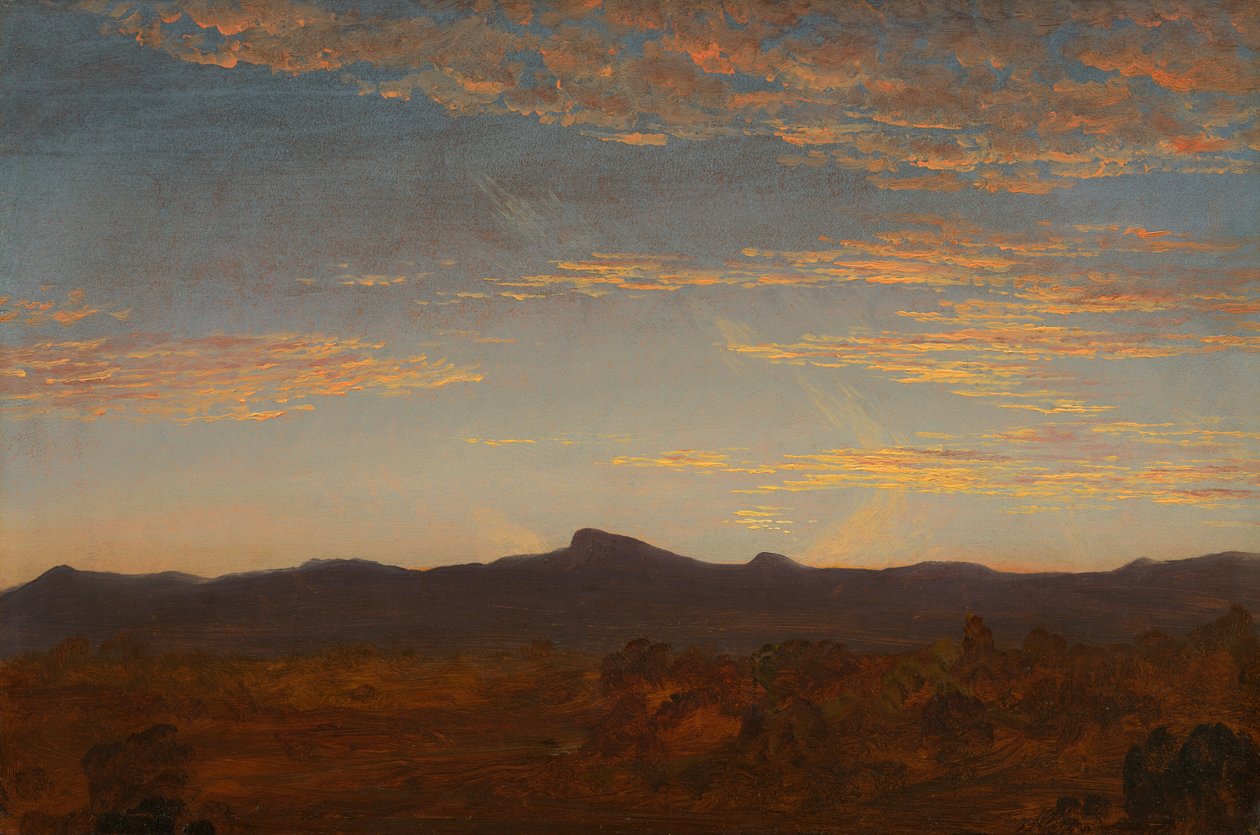 Studie för Catskill Creek, ca. 18441845. av Thomas Cole