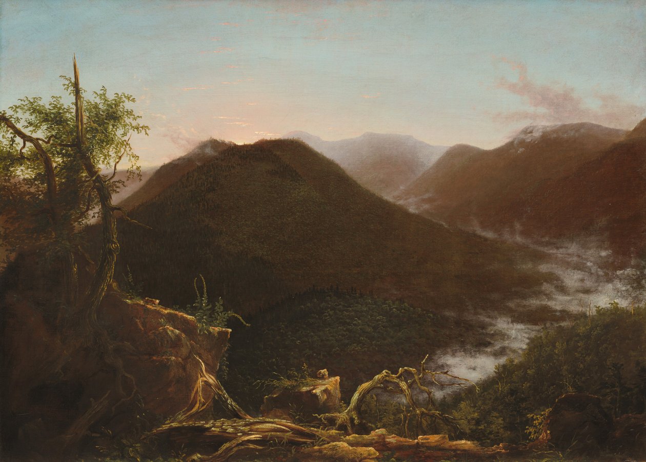 Soluppgång i Catskills, 1826. av Thomas Cole