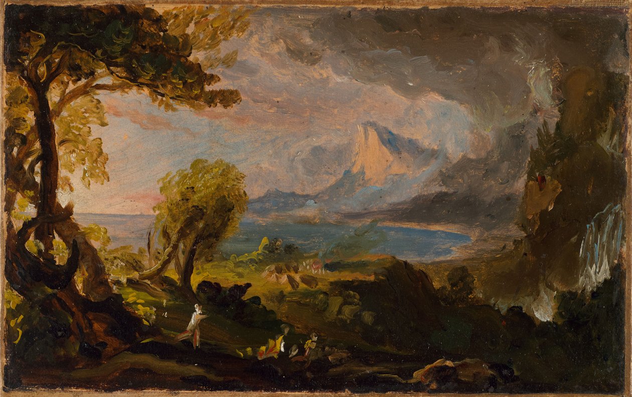Imperiets förlopp - Det vilda tillståndet av Thomas Cole