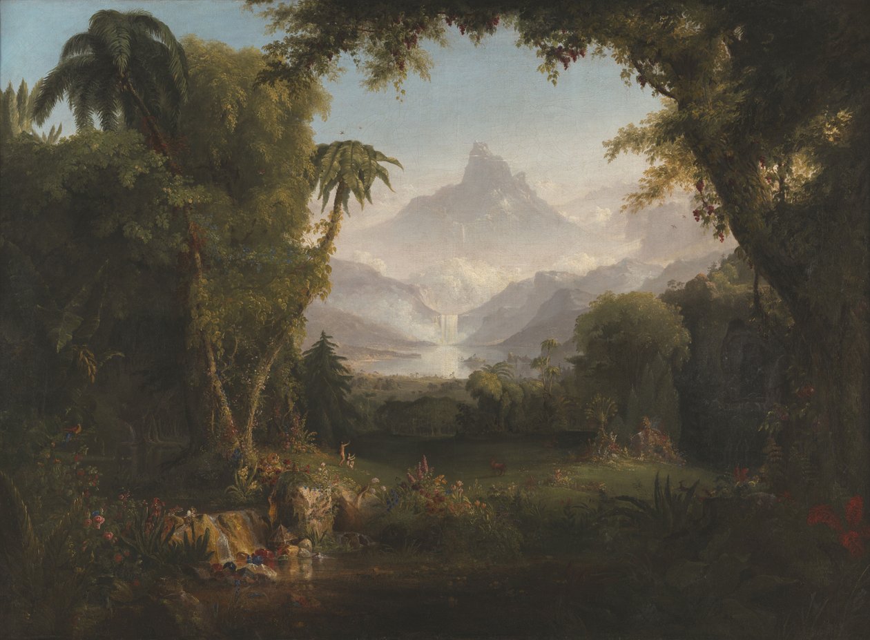 Edens trädgård  av Thomas Cole