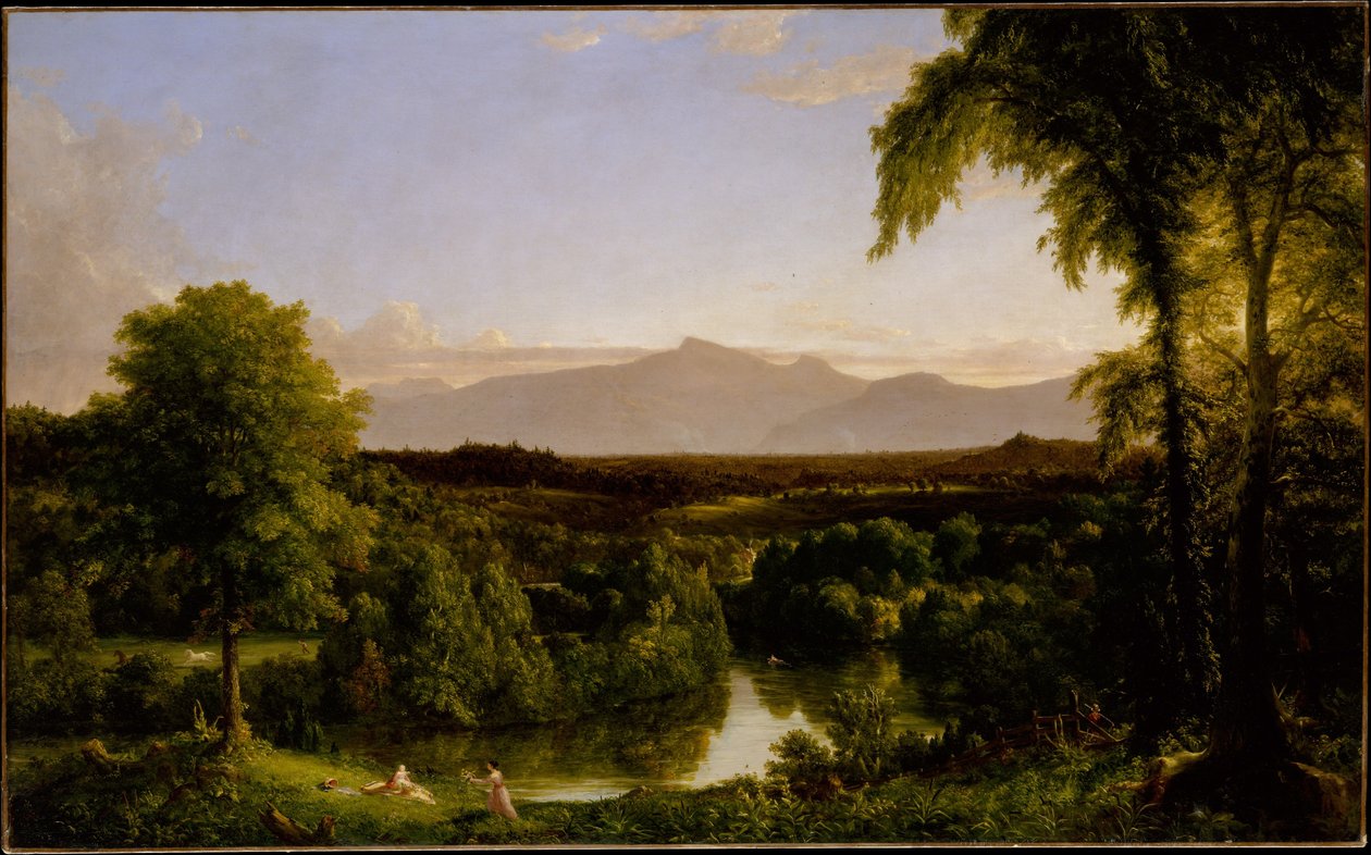 Utsikt över Catskills - tidig höst av Thomas Cole